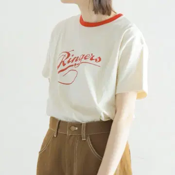 NOMBRE IMPAIR 링거스 프린트 티셔츠
