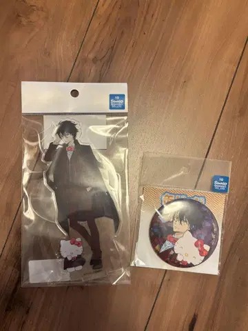 가정교사 히트맨 REBORN! 리본 산리오 복권 히바리 쿄야 캔뱃지