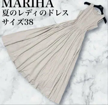 MARIHA 여름 레이디 드레스 맥시 기장 원피스 슬리브리스 플리츠