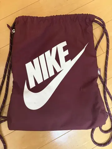 NIKE 버건디 냅색