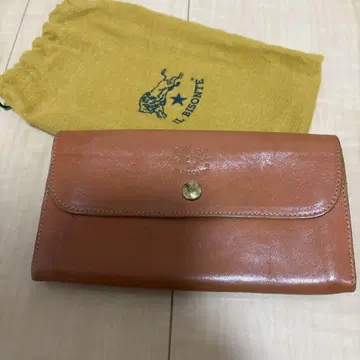 EL BISONTE 브라운 장지갑, 수납 가방 포함