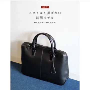 남성용 비즈니스 백 브리프 케이스 천연 가죽 A4 자립 대용량 출퇴근