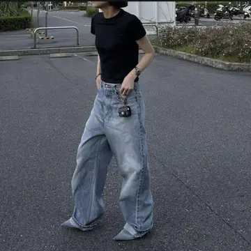 ok.soon original wide denim blue size2