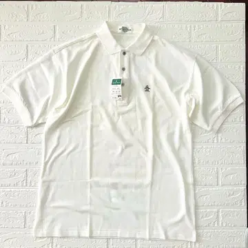 새상품 [ munsingwear ] 맨싱 화이트 피케 셔츠 반팔