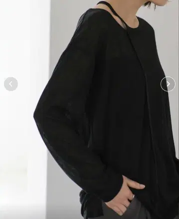 select moca 어시메트리 넥 시어 탑