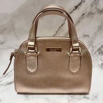 Kate Spade 메탈릭 로즈 골드 숄더백