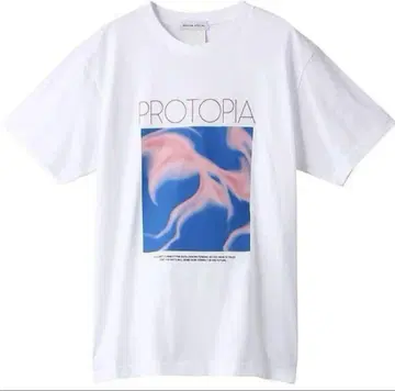 MAISON SPECIAL 그래픽 티셔츠 화이트 PROTOPIA