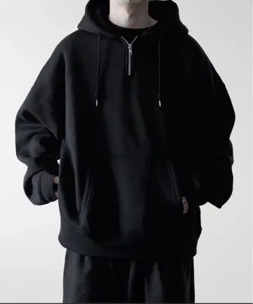 [ RUUBON ] half zip heavy weight parka
