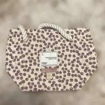HLT Cherry Tote Bag pale mauve