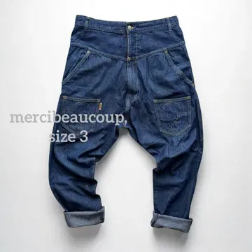 1388 mercibeaucoup 메르시보쿠 뒤앞 데님 팬츠 3