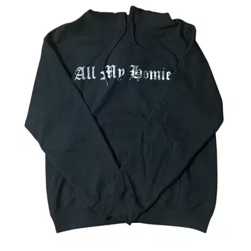 All My Homies 후드티 블랙