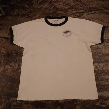 Hanes BEEFY-T 링거 티셔츠 USA XL 4485