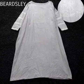 BEARDSLEY 비어즐리 린넨 블렌드 롱 원피스 배 패턴