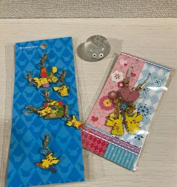 [포켓몬스터] 피카츄 메탈 참 & 참 스트랩 세트