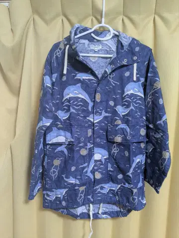 ENGINEERED GARMENTS 돌고래 패턴 후드티 XS 레어