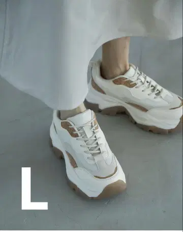 시마무라 다나카 리나 mysa 어글리 스니커즈 코르크 L 사이즈
