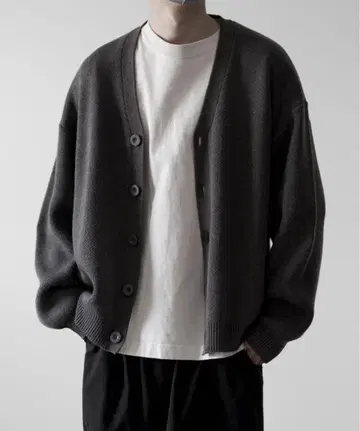 [ RUUBON ] rustic heavy weight cardigan
