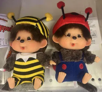 미사용 새상품 무당벌레 꿀벌 봉제 인형 몬치치 세키구치 초레어