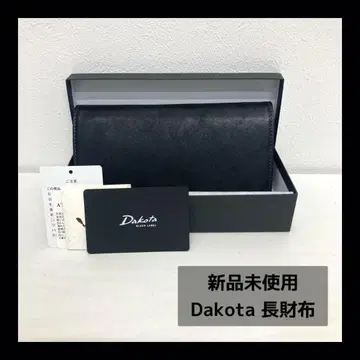 새상품 Dakota 가우디 장지갑 블랙 남성용 소가죽 반지갑