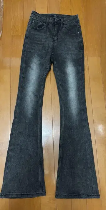 데님 플레어 팬츠