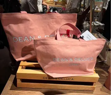 DEAN & DELUCA Hawaii 한정 핑크 토트백 세트 L 사이즈