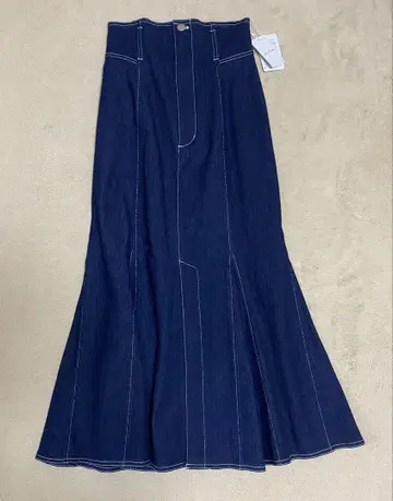 And Couture 데님 머메이드 스커트