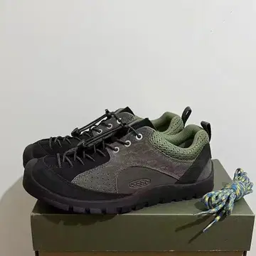 KEENJasper 27cm 새상품 트레킹 슈즈 블랙/그레이/그린