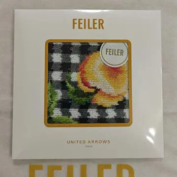 FEILER 손수건 미사용 새상품 유나이티드 애로우즈 피치 PEACH