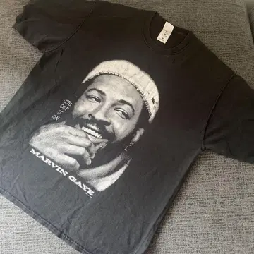 Marvin Gaye 마빈 게이 티셔츠 XL 블랙