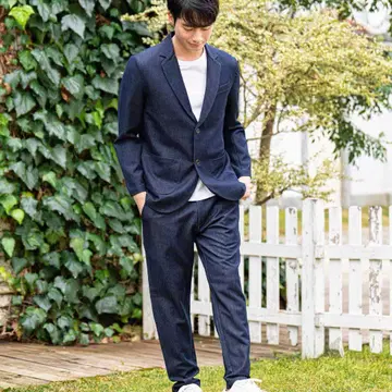 콜앤리스폰스 데님 파일 롱 팬츠(230-1551-03)