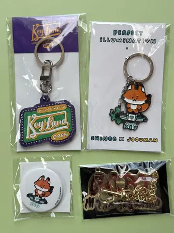 SHINee KEY 키 KEYLAND 키링 캔뱃지
