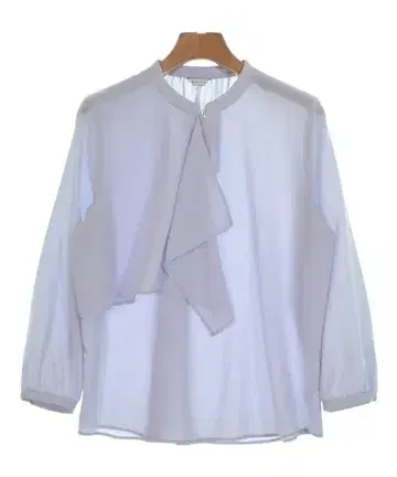 WHITE 블라우스 여성용