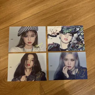 BLACKPINK 포토 카드 4매 세트