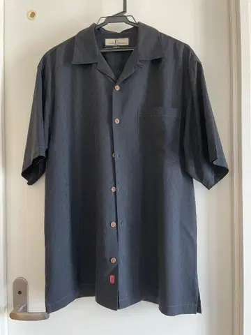 Tommy Bahama 반팔 셔츠 S 블랙
