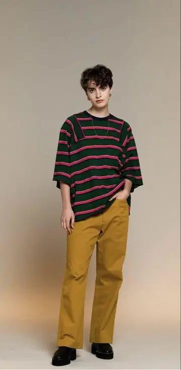 ambergleam 보더 T셔츠