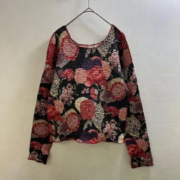 USA 빈티지 플리츠 PLEATS 상의 셔츠 블라우스 패턴