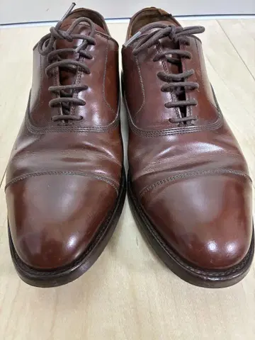 Vibram 가죽 신발 브라운