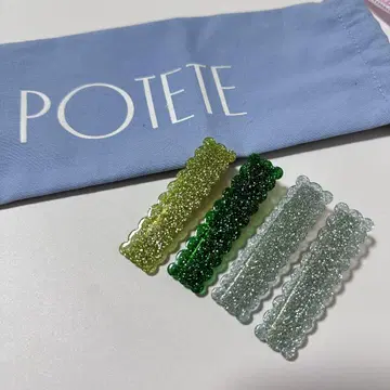 POTETE 헤어 클립 4세트