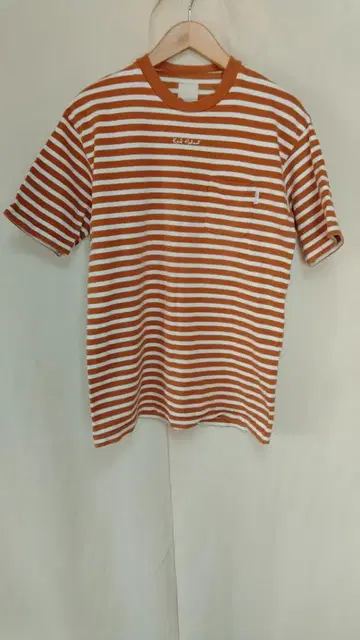 칼 헬무트 핑크하우스 보더 무늬 프린트 티셔츠 일본제 정품 사이즈 M