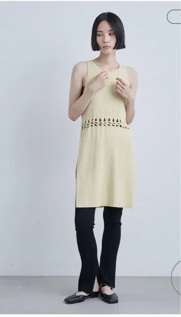 MIESROHE 아일렛 디자인 튜닉 NT
