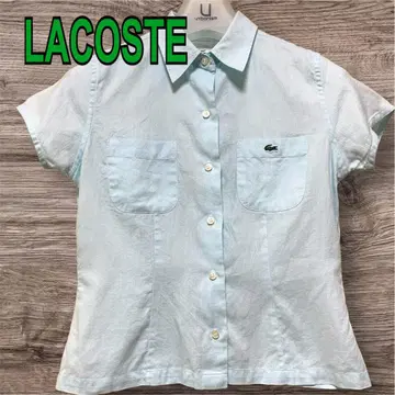 LACOSTE 라코스테 반팔 셔츠 블라우스 M 익명 배송