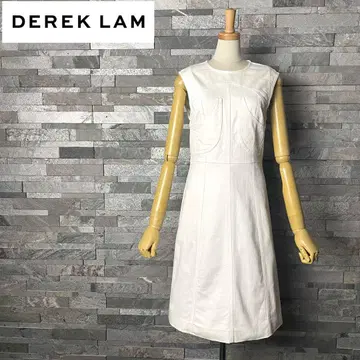 DEREK LAM 데레크 램 스트레치 화이트 데님 원피스
