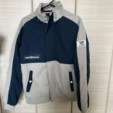 FASHIONWANG 나일론 재킷 네이비/회색