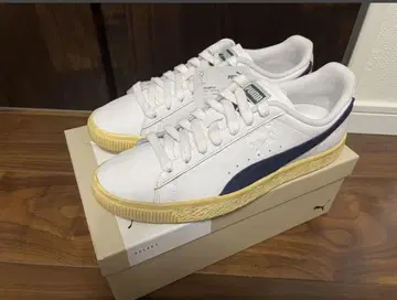 푸마 클라이드 빈티지 화이트 x 네이비 미사용 새상품 27