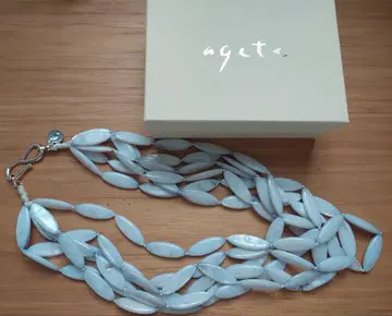 미사용 새상품 아가트 agete 쉘 목걸이