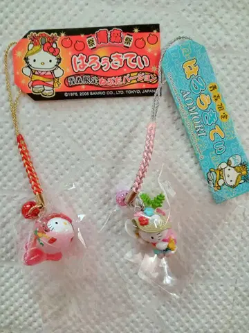 헬로키티 아오모리 한정 네부타 스트랩