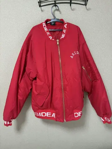 ASIDE/다운 자켓/XL/나일론/RED/무지/AE-18205