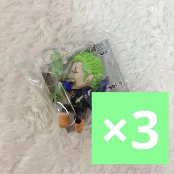 원피스 피규어 키링 vol.8 조로 3개 세트