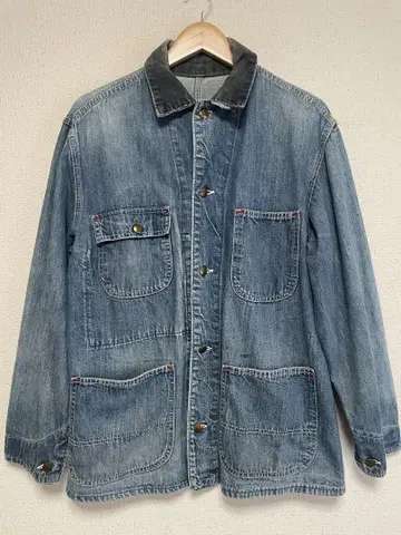 70년대 Sears 시어스 데님 커버올 M 빈티지