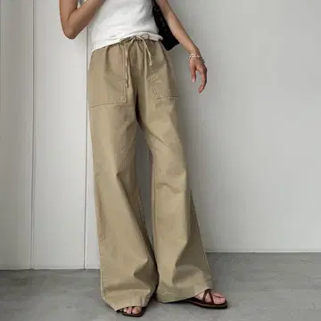 CANAL JEAN [새상품] 코튼 베이커 이지 팬츠